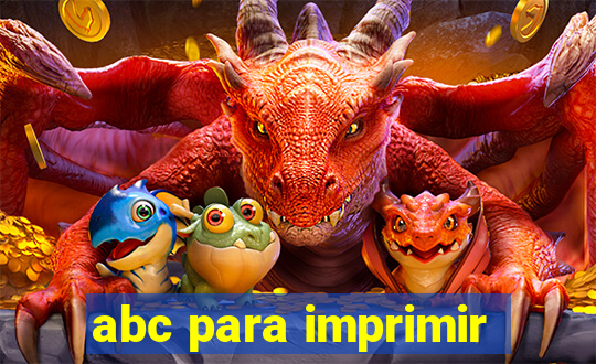 abc para imprimir